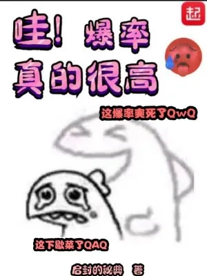 《哇！爆率真的很高》小说封面